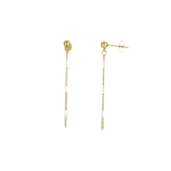 Boucles Rosaire blanches