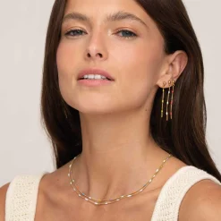 Boucles Rosaire blanches
