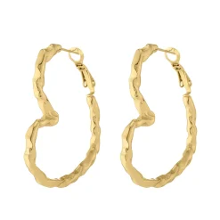 Boucles Rosita Acier doré or