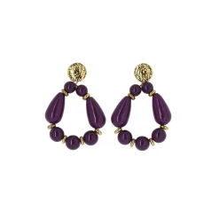 Boucles Rosita violettes