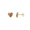 Boucles Tenerife acier doré or