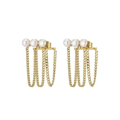 Boucles Trio Perles nacre