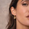 Boucles Valentine acier doré or