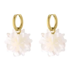 Boucles Victorine acier doré or