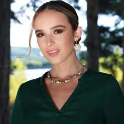Boucles Victorine acier doré or