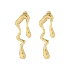 Boucles Zébulon acier doré or