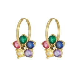 Boucles Ziggy multicolores