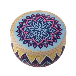 Bougie Mandala turquoise