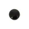 Bouton Snap Pierre Agate noire
