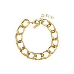 Bracelet Albane acier doré or