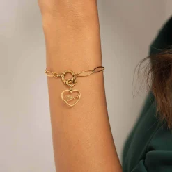 Bracelet Anneau acier Luza Charms