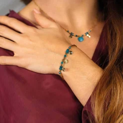 Bracelet Cancun Apatite bleue