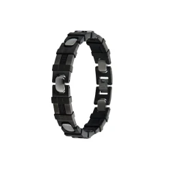 Bracelet Carlo acier noir