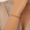 Bracelet chaine Lausanne acier doré or