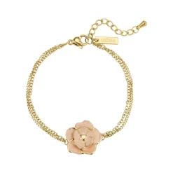 Bracelet Eden rose acier doré or