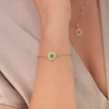 Bracelet Elios Aventurine verte