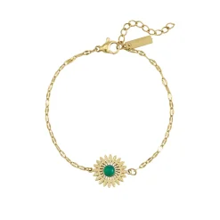 Bracelet Elios Aventurine verte