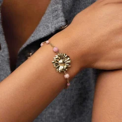 Bracelet Ingrid acier doré or
