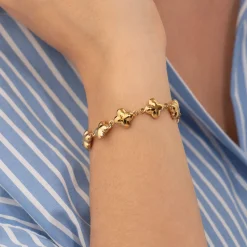 Bracelet Isadora acier doré or