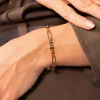 Bracelet Joan acier doré or