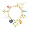 Bracelet kapri acier doré or