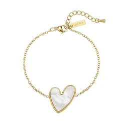Bracelet Luzalove acier doré or et nacre