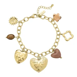 Bracelet Madeleine acier doré or