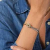 Bracelet maille Lucie doré et argenté