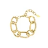 Bracelet Maillons acier doré or