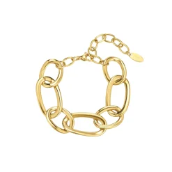 Bracelet Maillons acier doré or