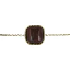 Bracelet Maki acier Jaspe marron