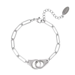 Bracelet Menottes acier