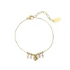 Bracelet Olia acier doré or et pierres
