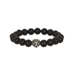 Bracelet Paros Agate noir