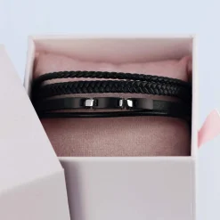 Bracelet Paul acier noir