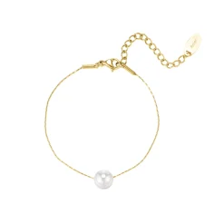 Bracelet Perle Nacre dorér or