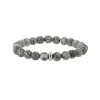 Bracelet Pierres Agate grise 8mn