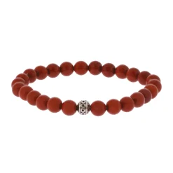Bracelet Pierres Jaspe rouge 6mn