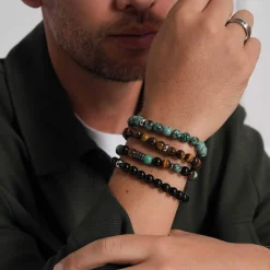 Bracelet Pierres Oeil de tigre 8mn