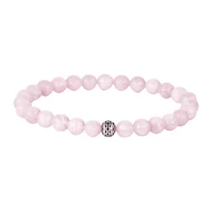 Bracelet Pierres Quartz rose 6mn