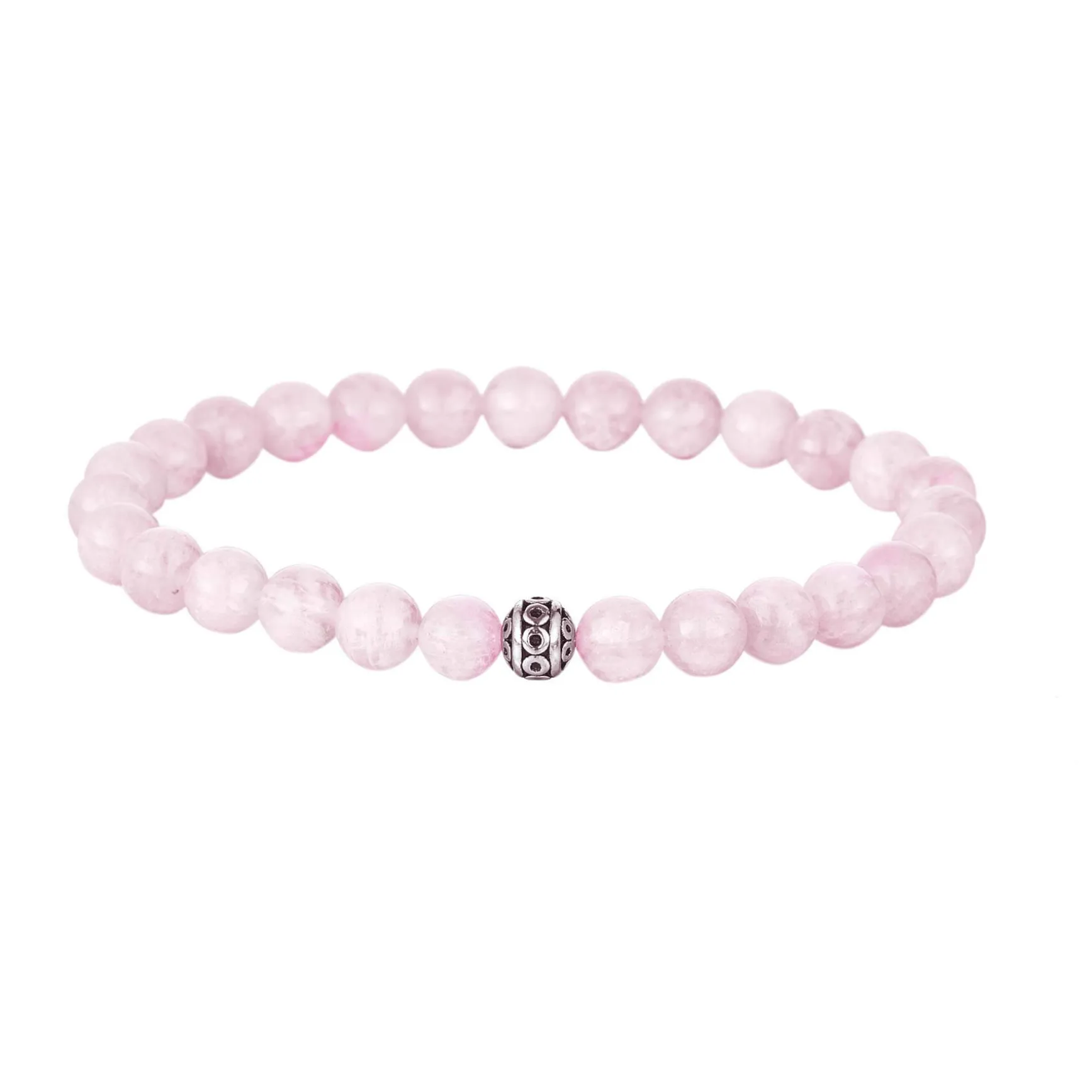 Bracelet Pierres Quartz rose 6mn