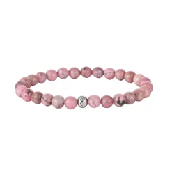 Bracelet Pierres Rhodonite rose 6mn
