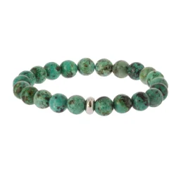 Bracelet Pierres Turquoise africain 8mn