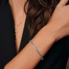 Bracelet Riviera strass bleu