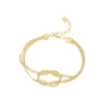 Bracelet Sarah acier doré or