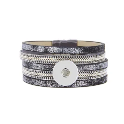 Bracelet Snap julia gris