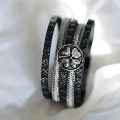 Bracelet Snap julia gris