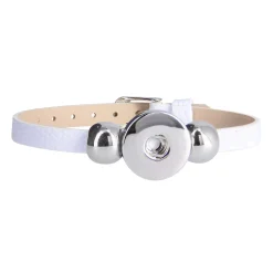 Bracelet Snap Léa blanc