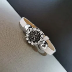 Bracelet Snap Léa blanc