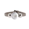 Bracelet Snap Léa gris